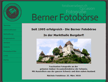 Tablet Screenshot of fotoboersebern.ch